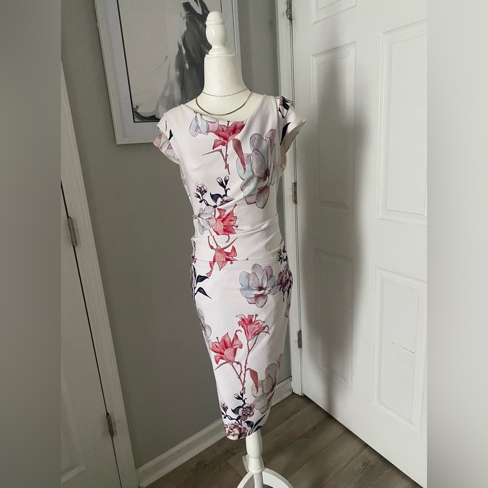 WHBM midi floral dress